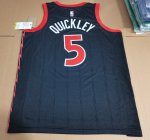 Maillot de Basket #5 Quickley Raptors 20-23 statement Noir